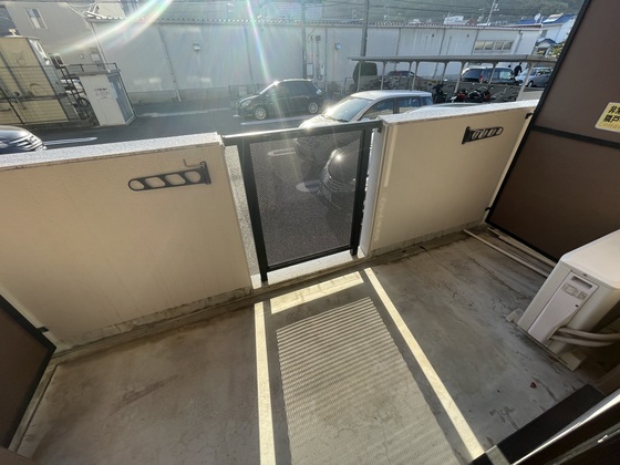 バルコニー　※別部屋の写真です