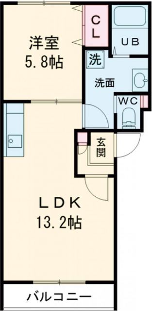 函館市電宝来谷地頭線 宝来町駅 徒歩4分 4階建 築1年の間取り写真