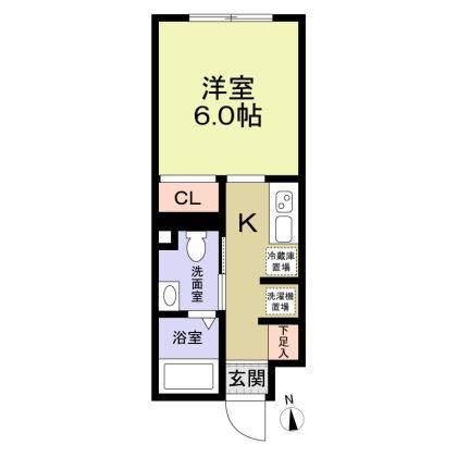 東武東上線 大山駅 徒歩5分 5階建 築8年の間取り写真