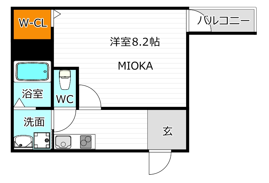 フジパレス今川公園東V番館の間取り写真
