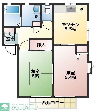 ヒルサイドテラスIの間取り写真