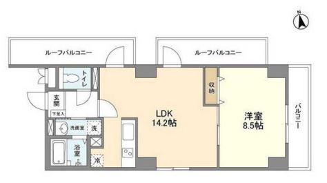 東京メトロ東西線 木場駅 徒歩5分 5階建 築6年の間取り写真