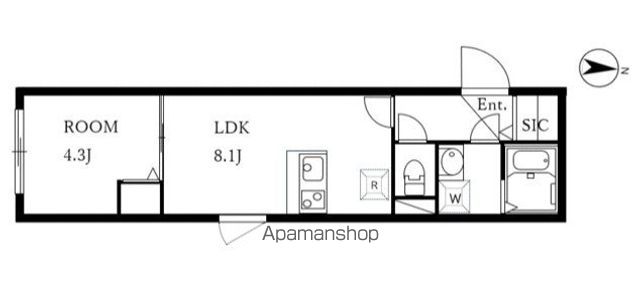 aLATO KINSHICHO IIの間取り写真