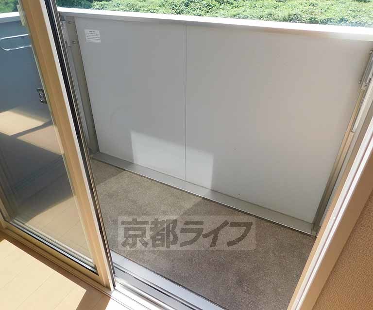 バルコニー　洗濯物もよく乾きそうです！