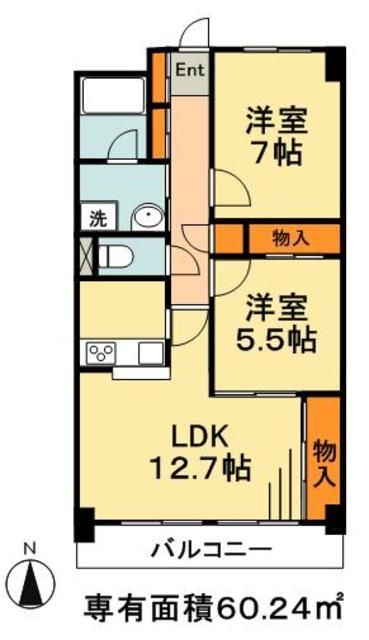 グランドオークの間取り写真