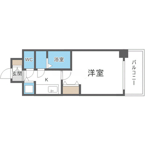 サムティ福島PORTAの間取り写真