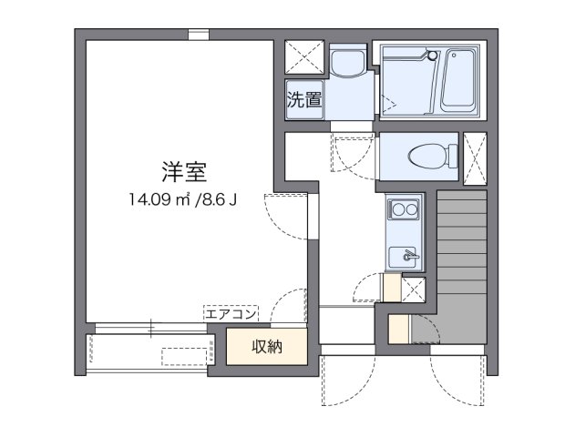 クレイノ茂木2の間取り写真