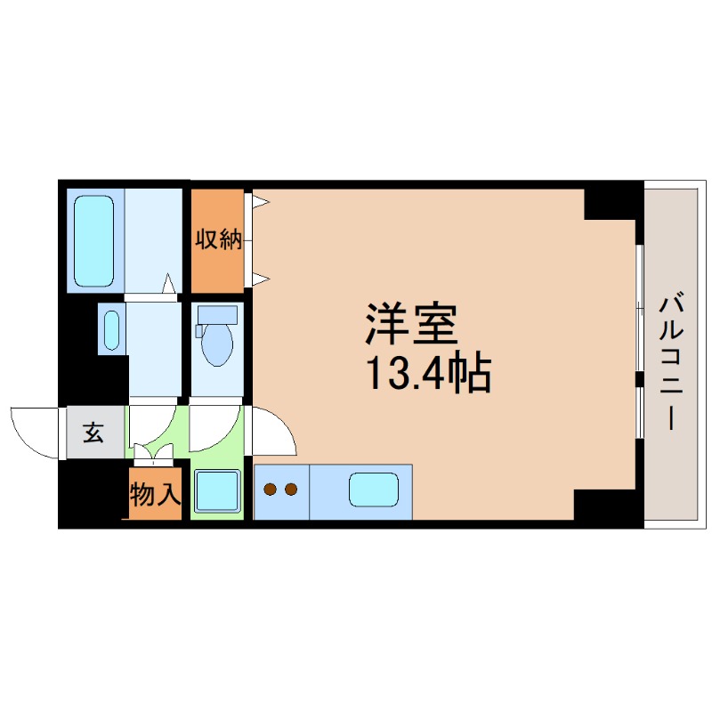 ＪＲ中央本線 千種駅 徒歩5分 4階建 築32年の間取り写真