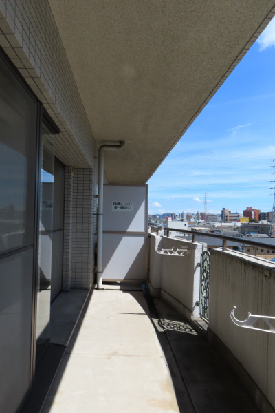 バルコニー　南向き　東方向に撮影