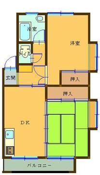 呉市広古新開のマンションの間取り