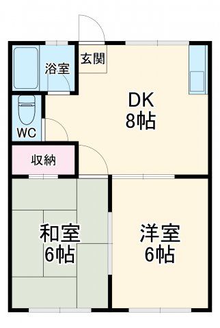 ルミエール北松山の間取り