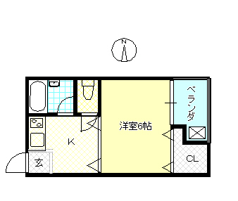 橿原市八木町のマンションの間取り