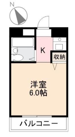 高松市観光通のマンションの間取り