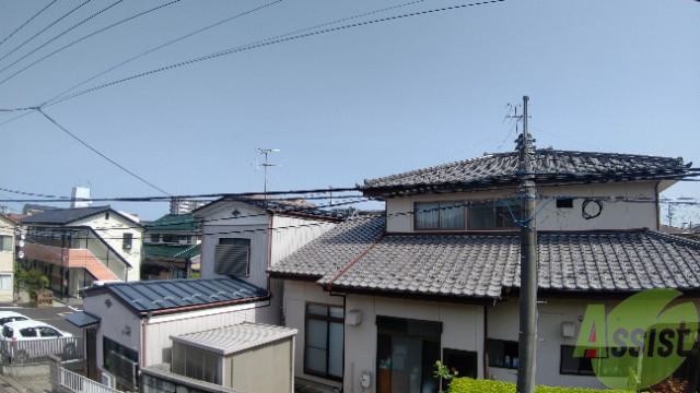 眺望　ベランダからの眺めは開放感が有り、良さそうですね。