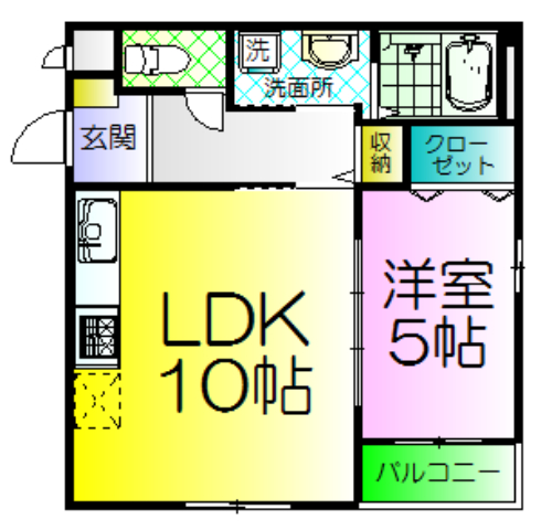 ユーヴェＳIIの間取り