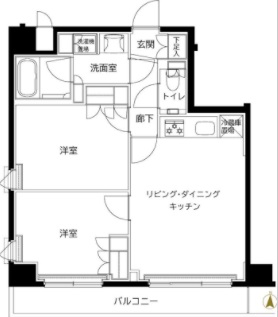 ルーブル東武練馬弐番館の間取り