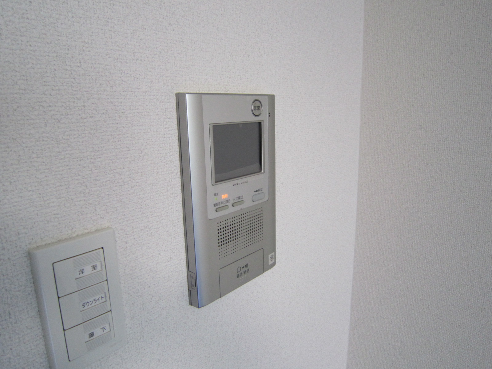 セキュリティ　来客者の顔が見える、安心のＴＶモニターホン