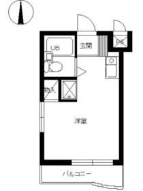 新宿区上落合のマンションの間取り