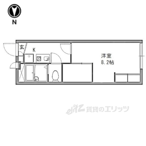 レオパレスユニバース橿原の間取り