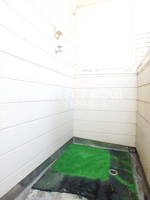 バルコニー　落ち着いた時間を過ごせるバルコニーです