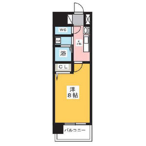 名古屋市中区富士見町のマンションの間取り