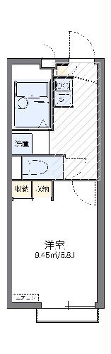 レオパレスグルーテンＣの間取り