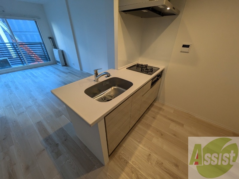 キッチン　システムキッチンなので、すぐお料理に使えます！