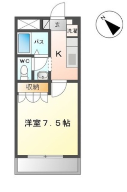 伊豆市修善寺のアパートの間取り