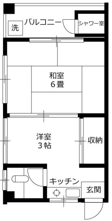 文京区水道のマンションの間取り