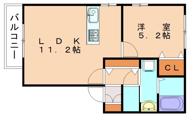 ボヌール　アンドゥロワD棟の間取り