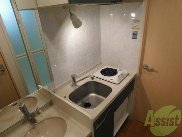 キッチン　一口ガスコンロです