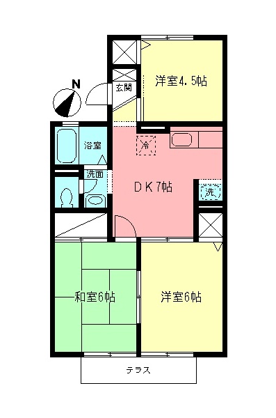 メゾンプレアデスの間取り