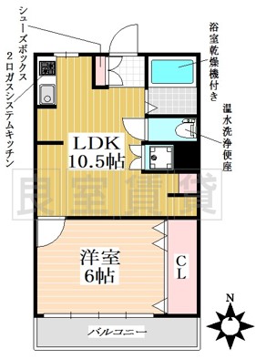 川奈ハイツの間取り