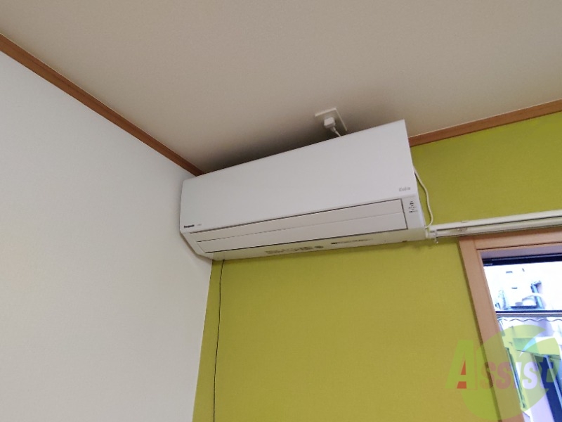 その他設備　エアコンが設置してありますので、寒暖対策もばっちり。