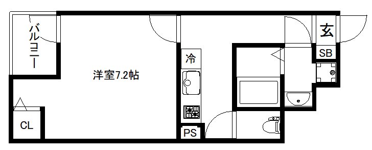 グランデコート烏丸今出川の間取り