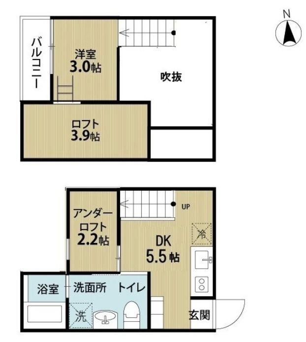 プランドール東千葉の間取り