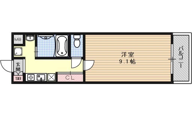 サンモールコート烏丸の間取り