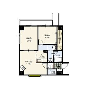 札幌市東区北三十五条東のマンションの間取り