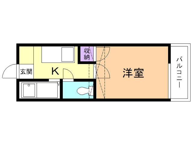 ロフティ富沢IIの間取り