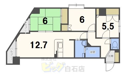 Ｅ－ｈｏｒｉｚｏｎ菊水の間取り