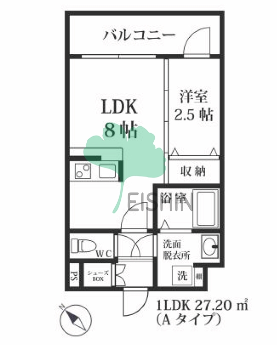 MODERN PALAZZO山王Growの間取り