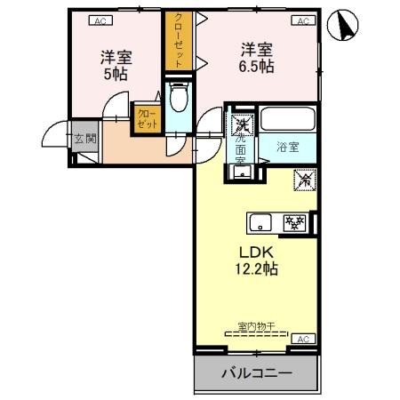 La・Calme NONOICHI（ラ・カルム　ノノイチ）の間取り