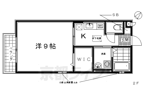 【ベルシオン新川端の間取り】