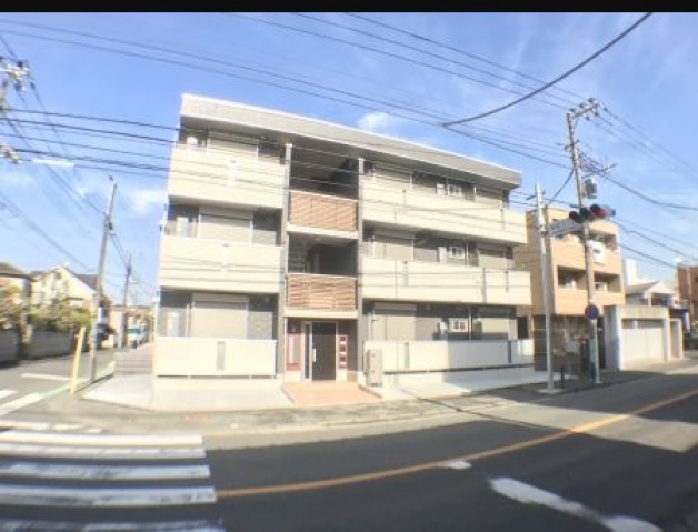 【川崎市川崎区殿町のアパートの建物外観】