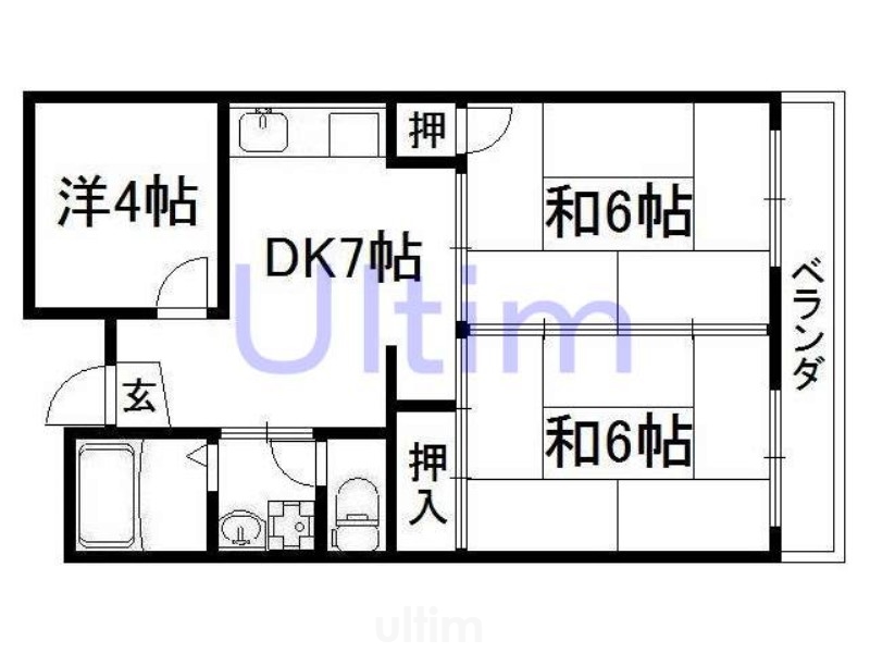 ラフォーレＫＥＧＯの間取り