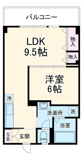 朝霞市仲町のマンションの間取り