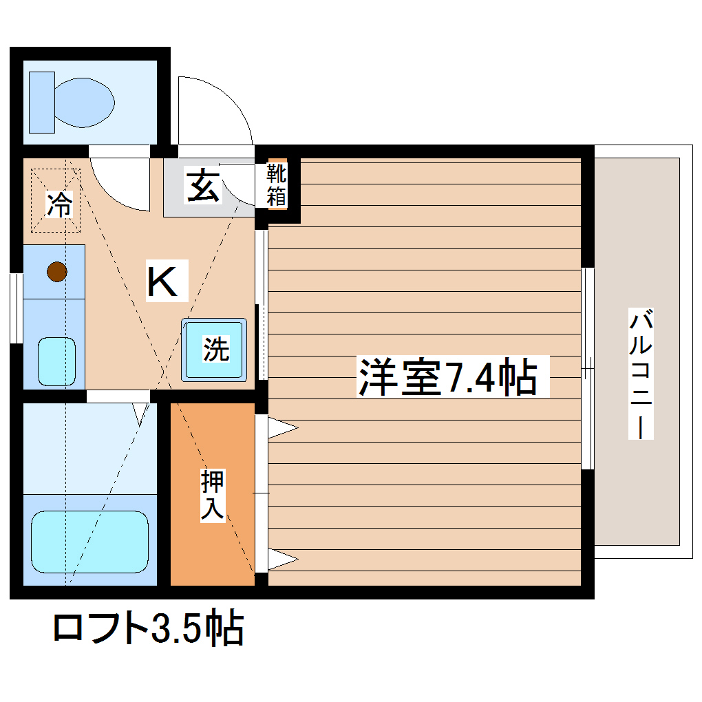 フォーレスト東九番丁の間取り