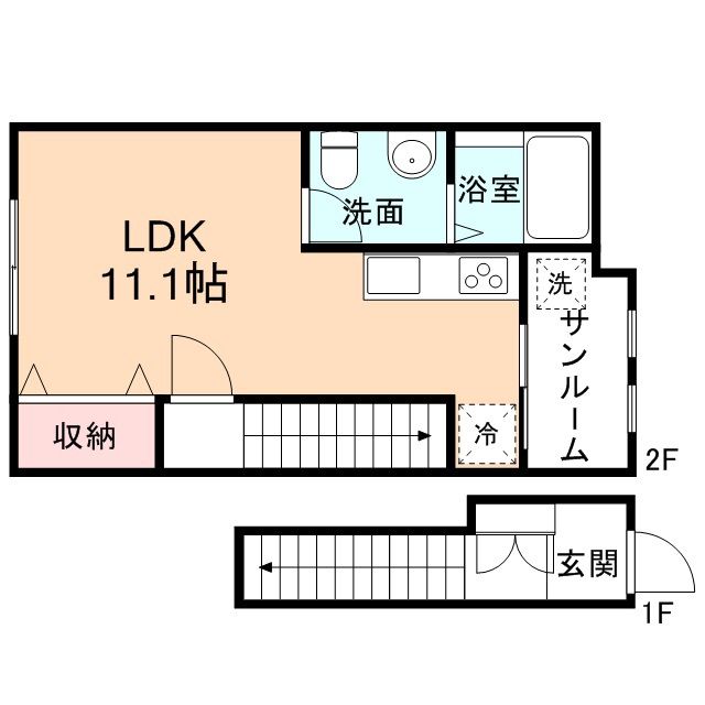 Ｒａｃｃｏｌｔａ大泉の間取り