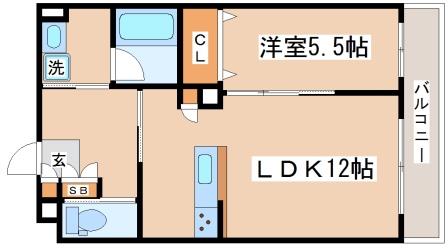 サニーヒル南多聞の間取り