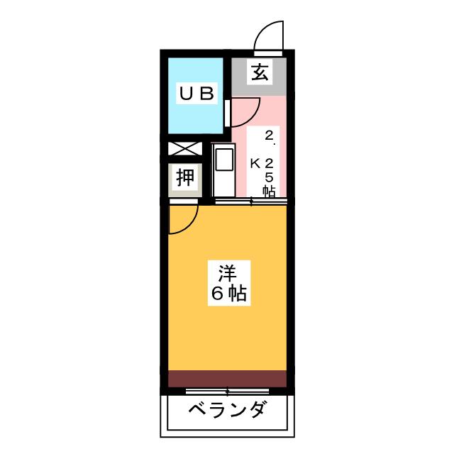 ガーデンハイツＡ棟の間取り